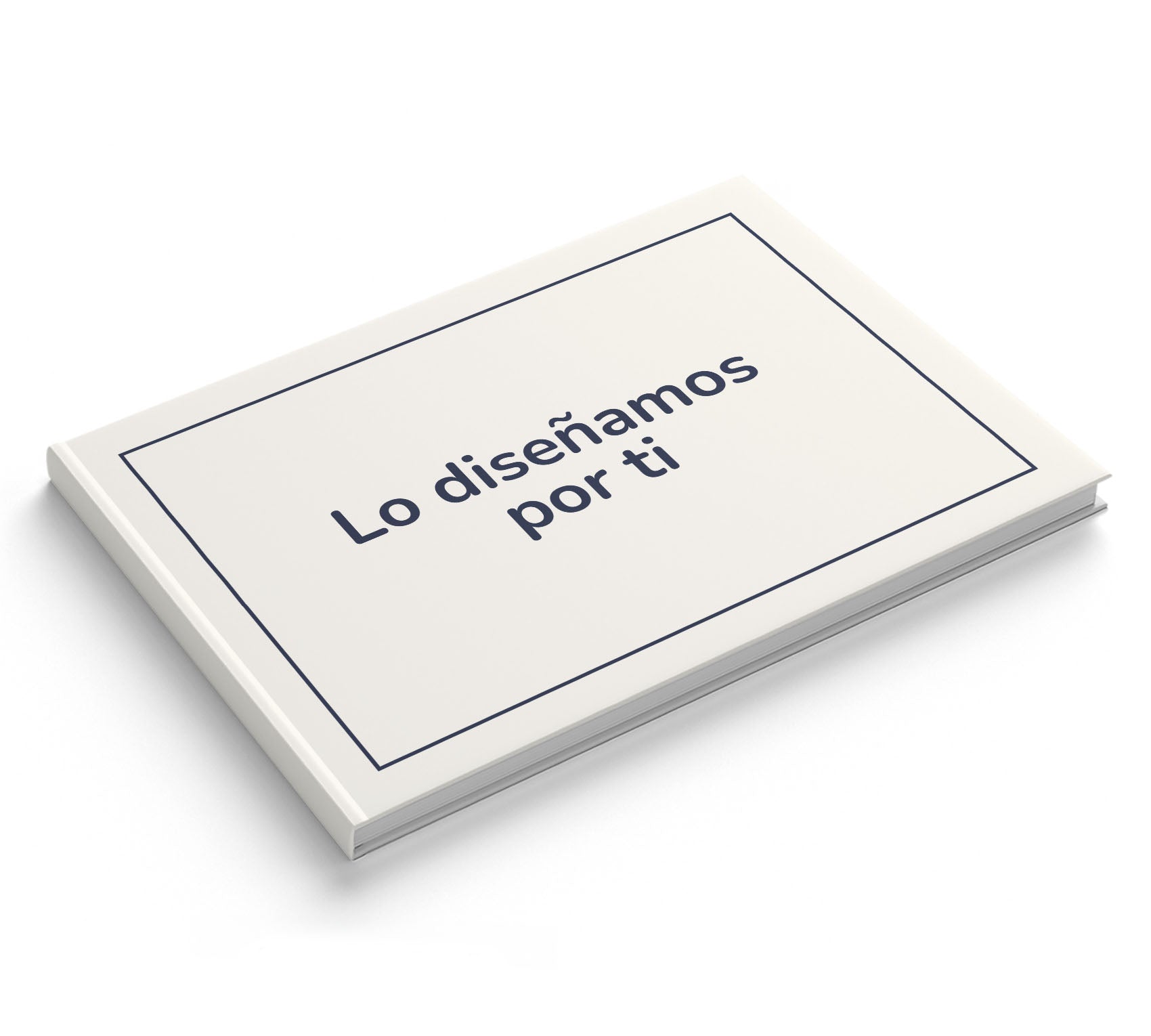 Álbum de fotos "diseñamos por ti" 28x21.5 cm. Pasta dura.