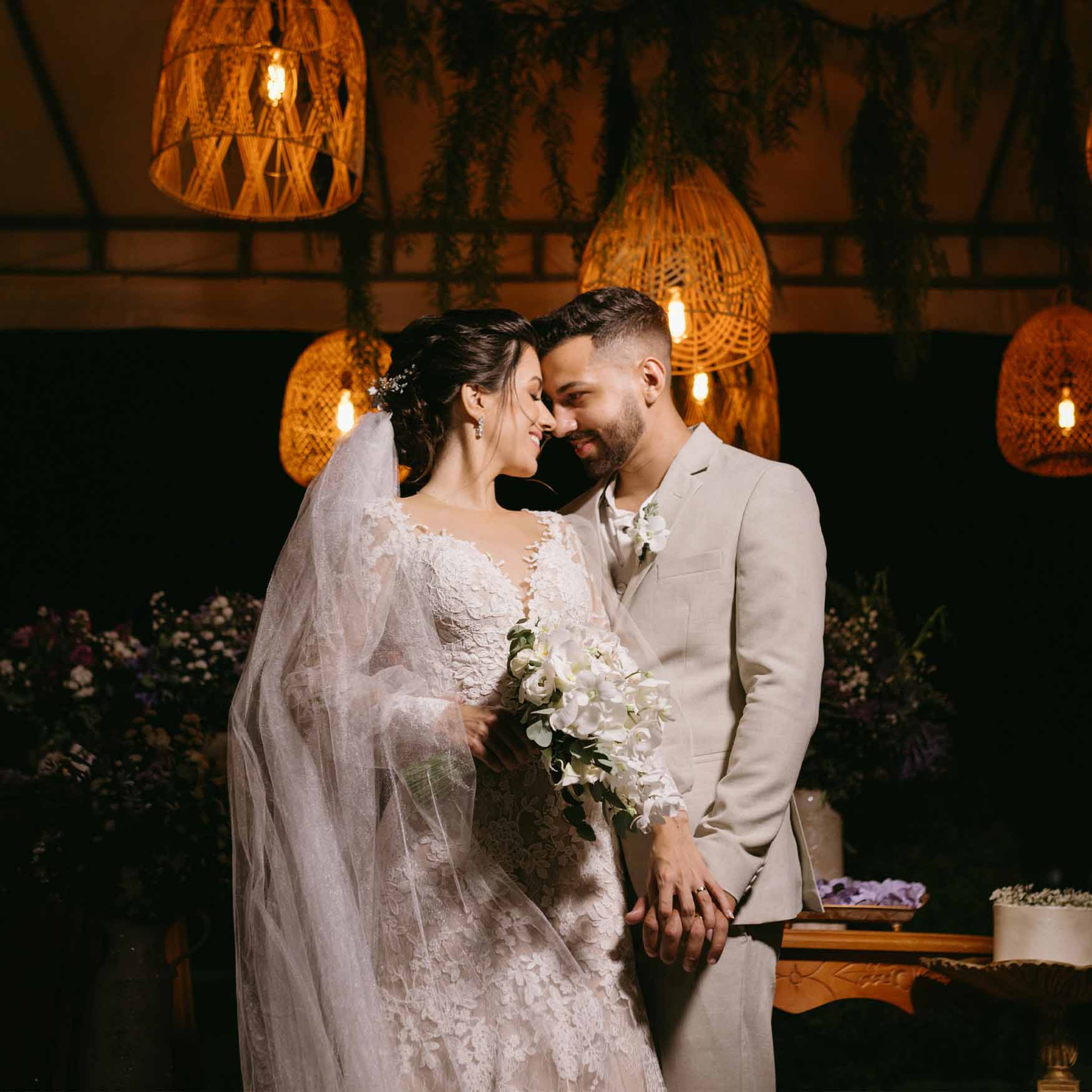 Boda de novios recién casados.
