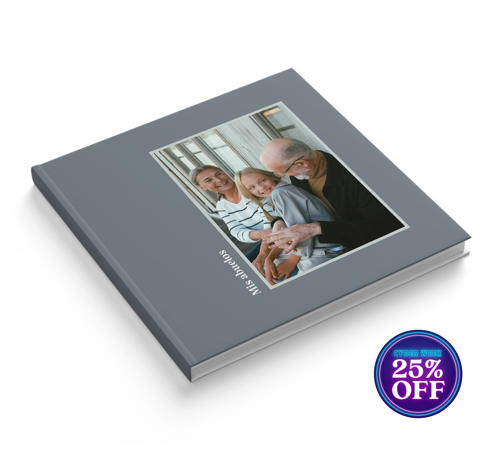 Fotolibro de abuelos con 30% de descuento por el Buen Fin.