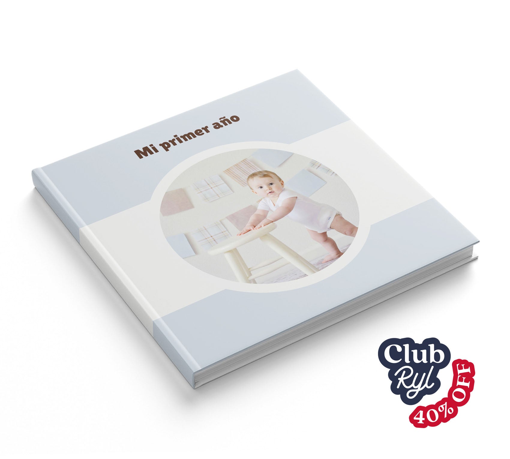 Fotolibro de bebé con 40% de descuento con Club Ryl.