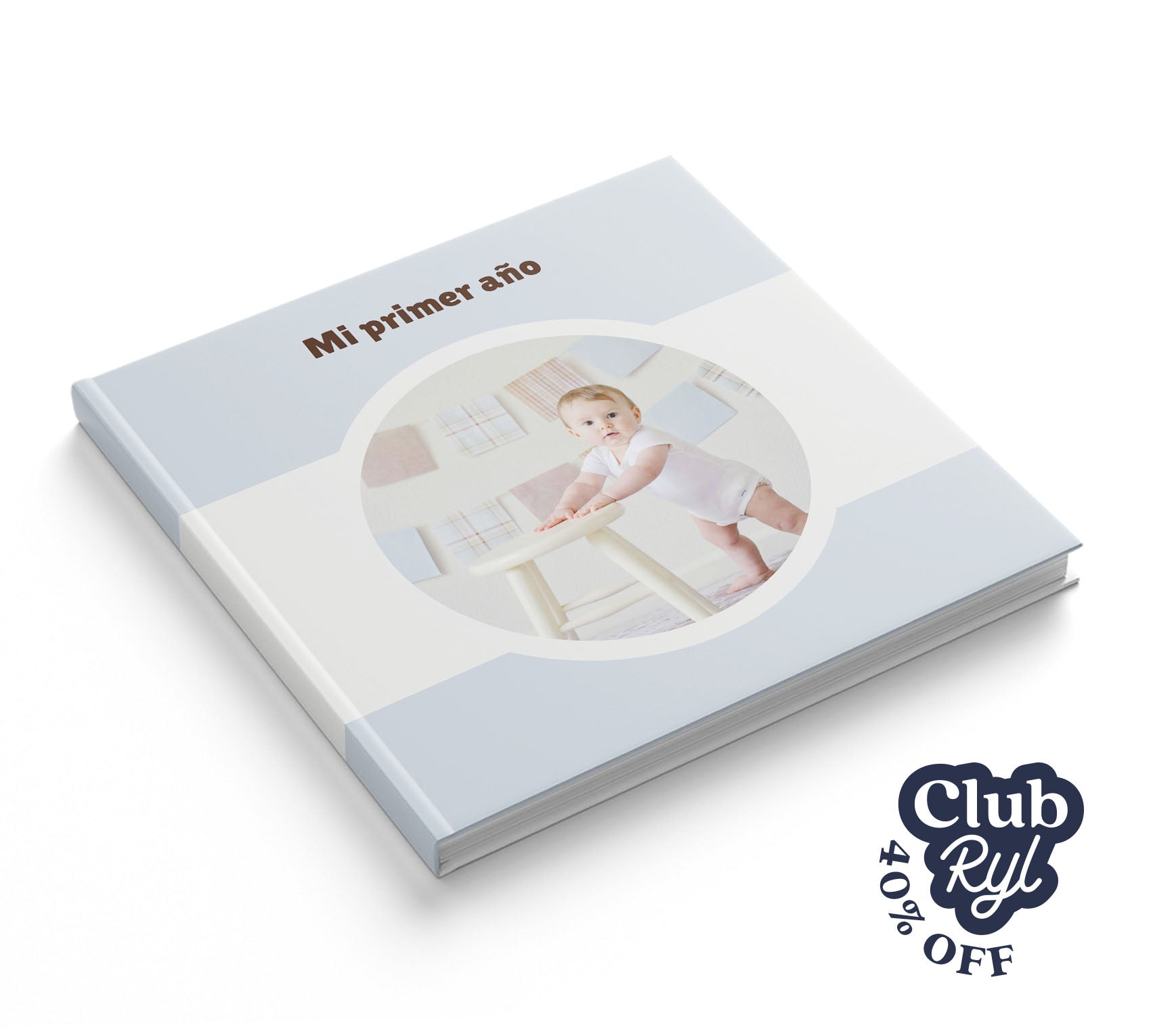 Fotolibro de bebé con 40% de descuento con Club Ryl.