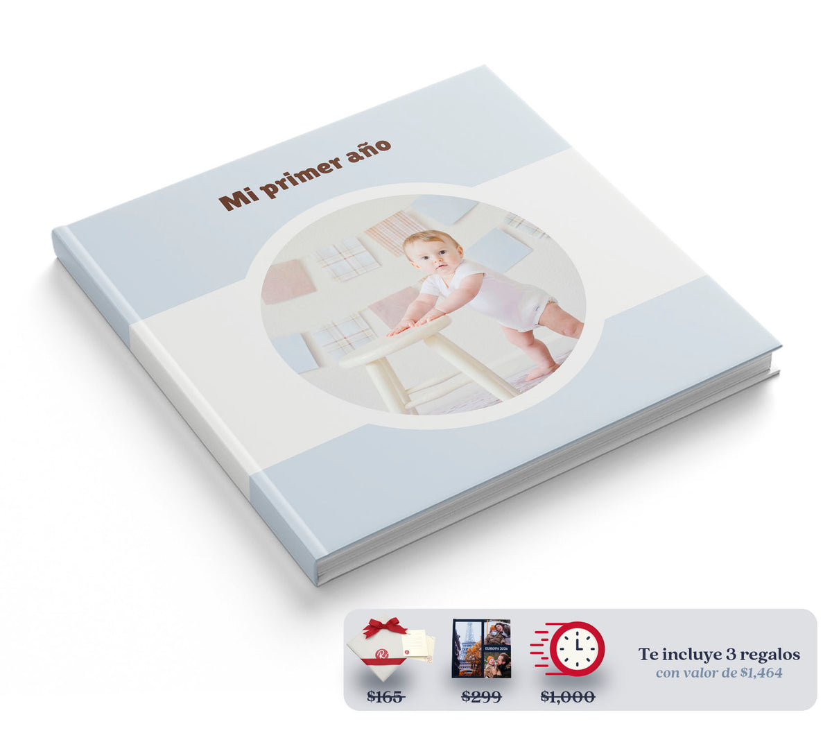 Fotolibro de bebé con 40% de descuento con Club Ryl.