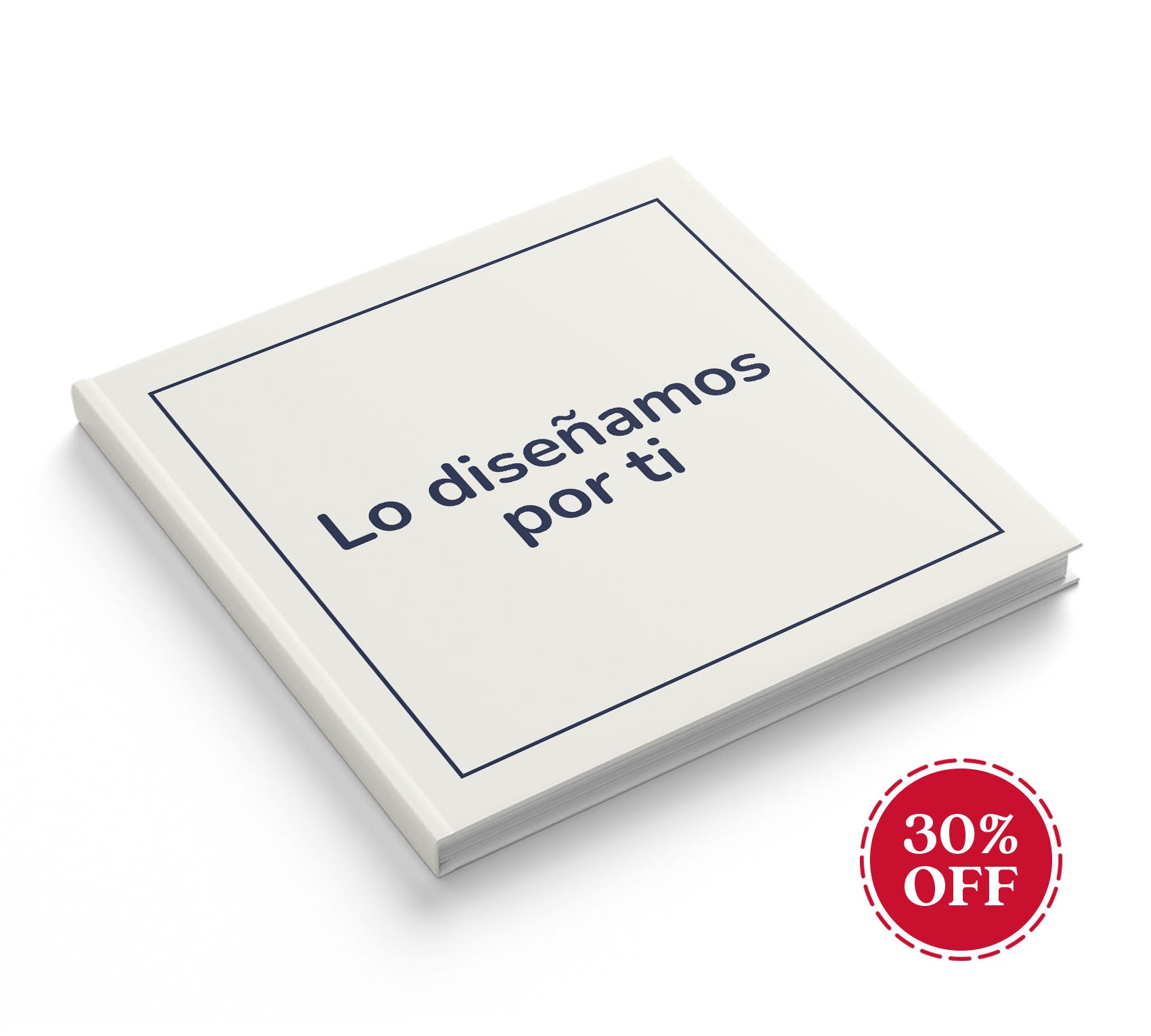 Fotolibro con servicio de diseño con 30% de descuento.
