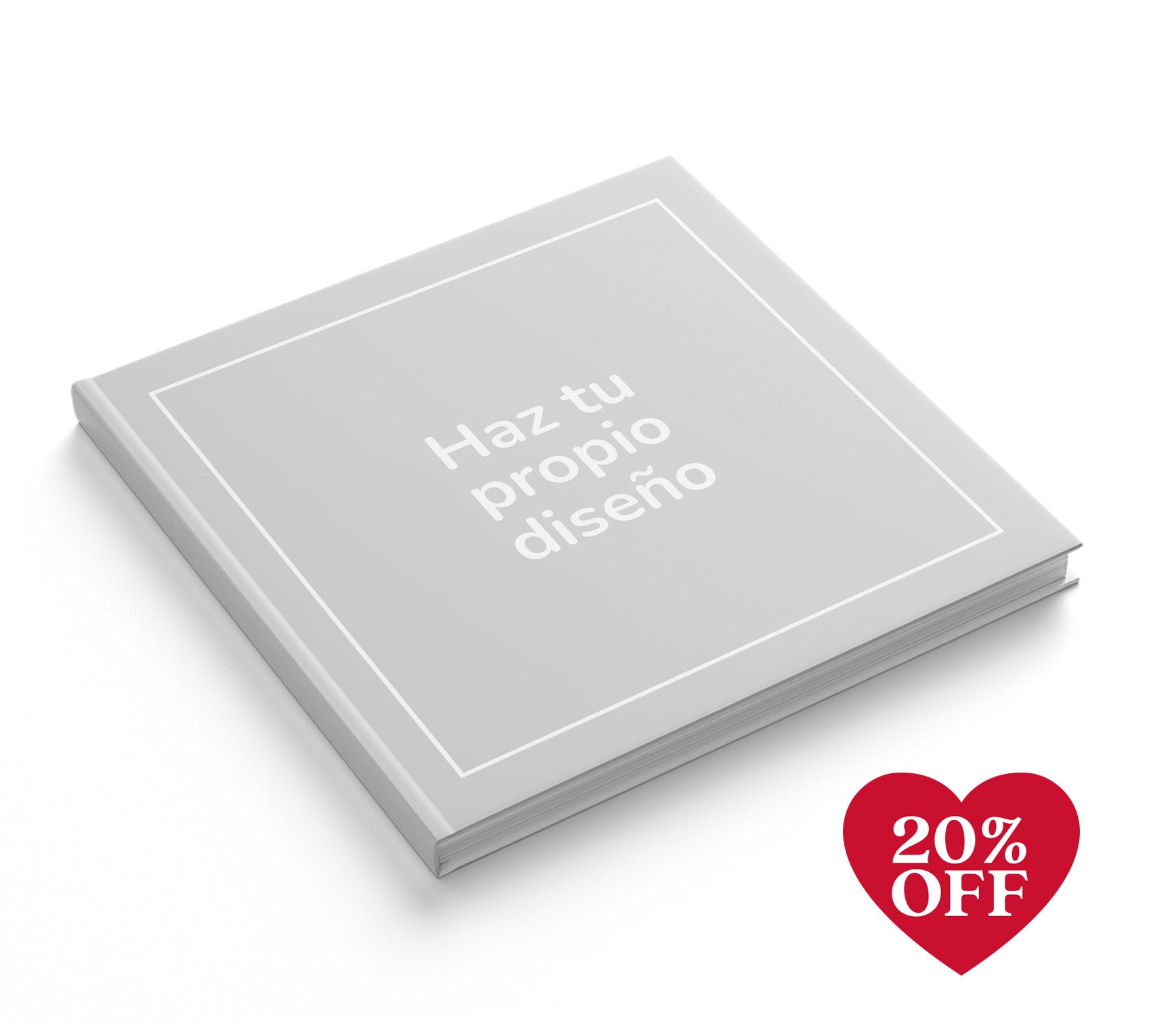 Fotolibro personalizado con 20% de descuento por San Valentín.