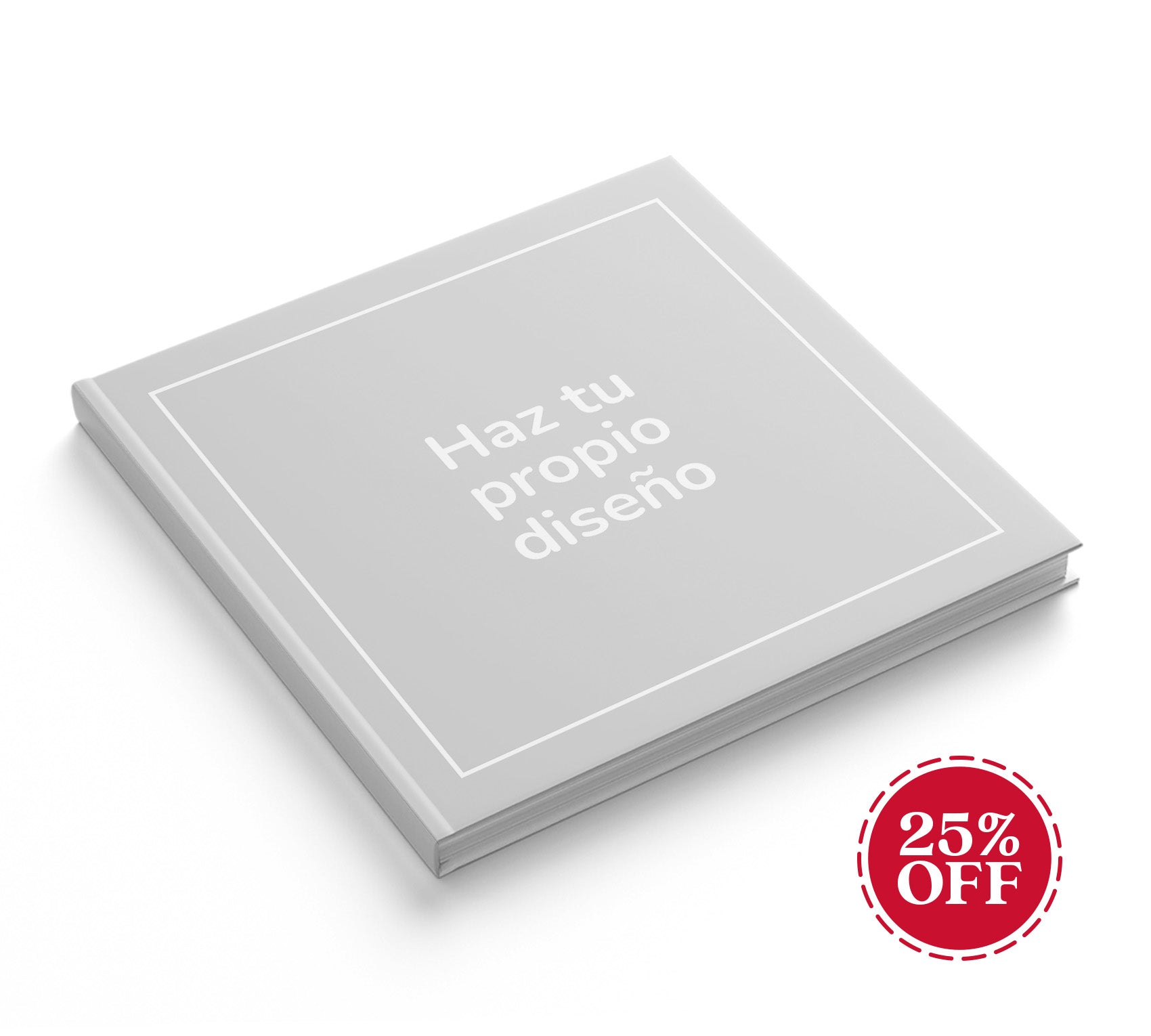 Fotolibro personalizado con 25% de descuento.