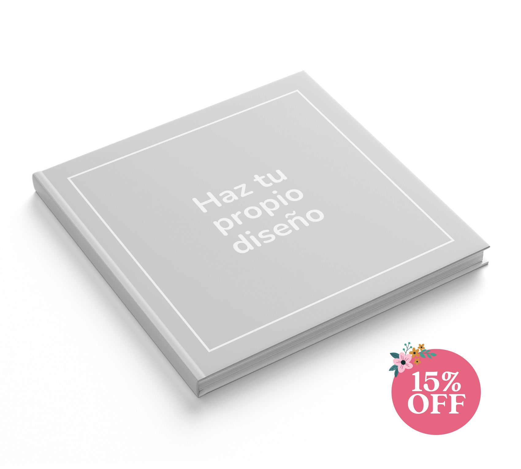 Fotolibro personalizado con 15% de descuento por el día de las madres.