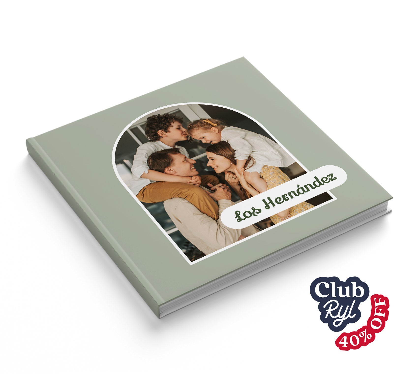 Fotolibro de familia con 40% de descuento con Club Ryl.