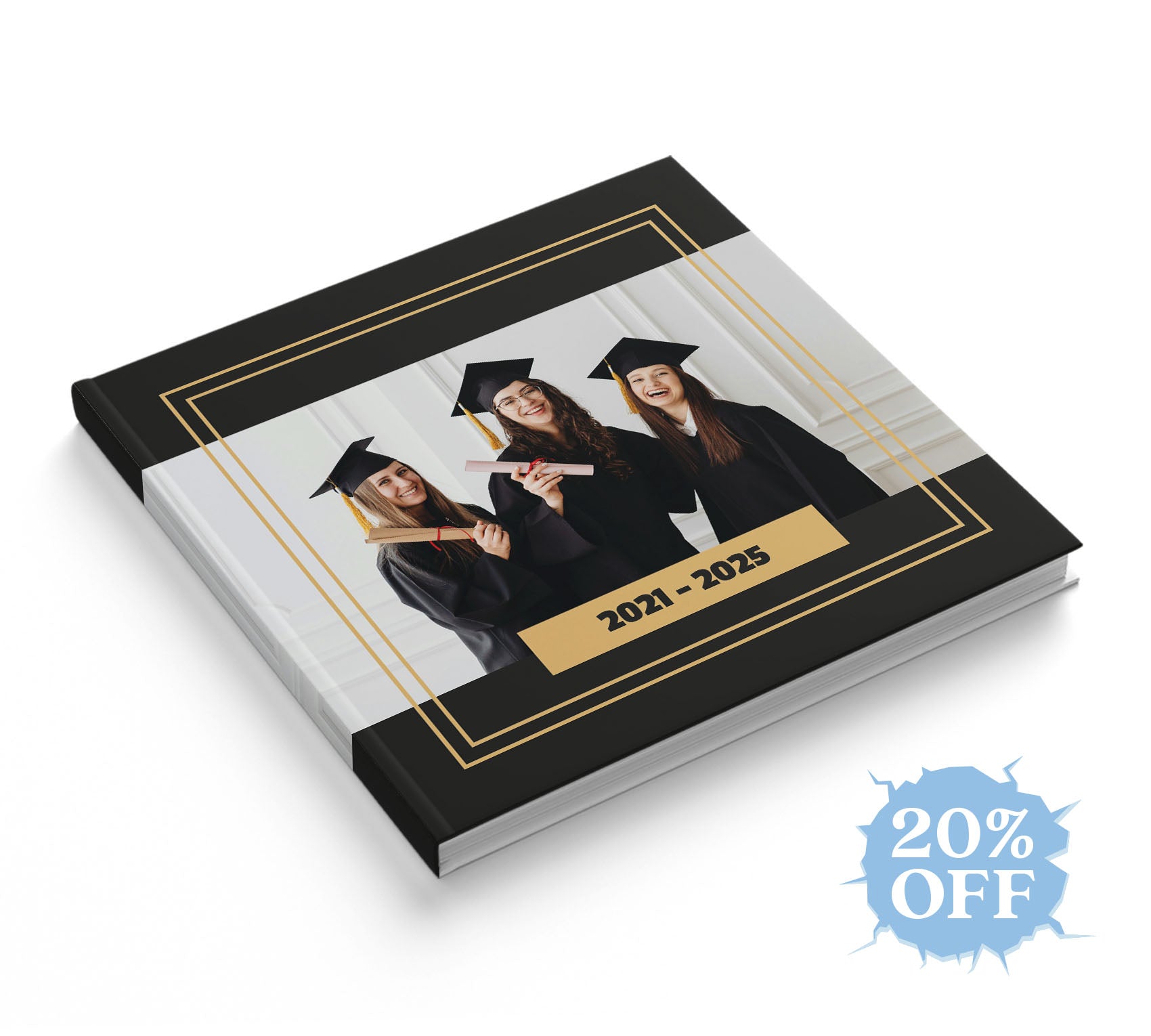 Fotolibro de graduación con 20% de descuento por el hot sale.
