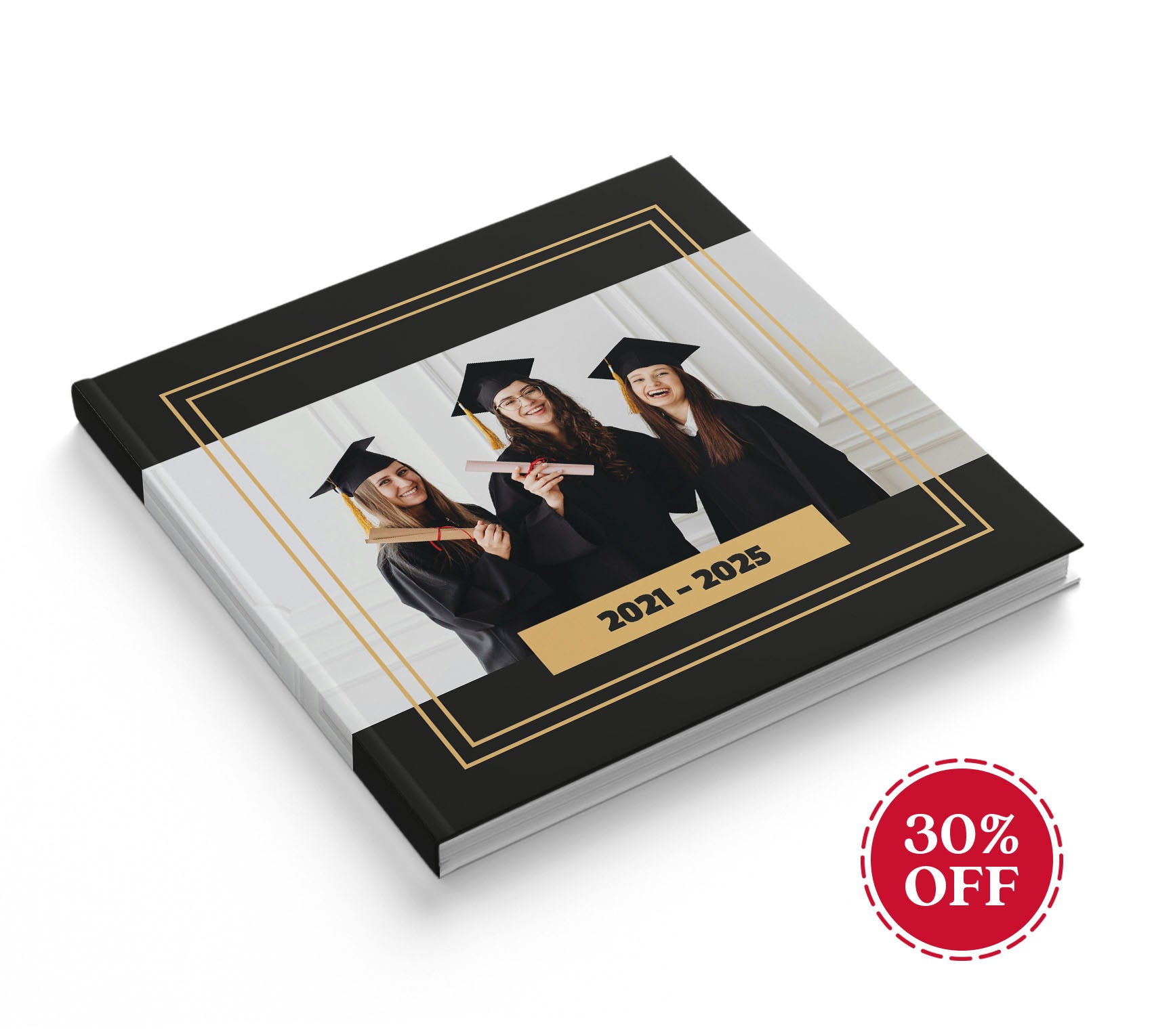 Fotolibro de graduación con 30% de descuento.