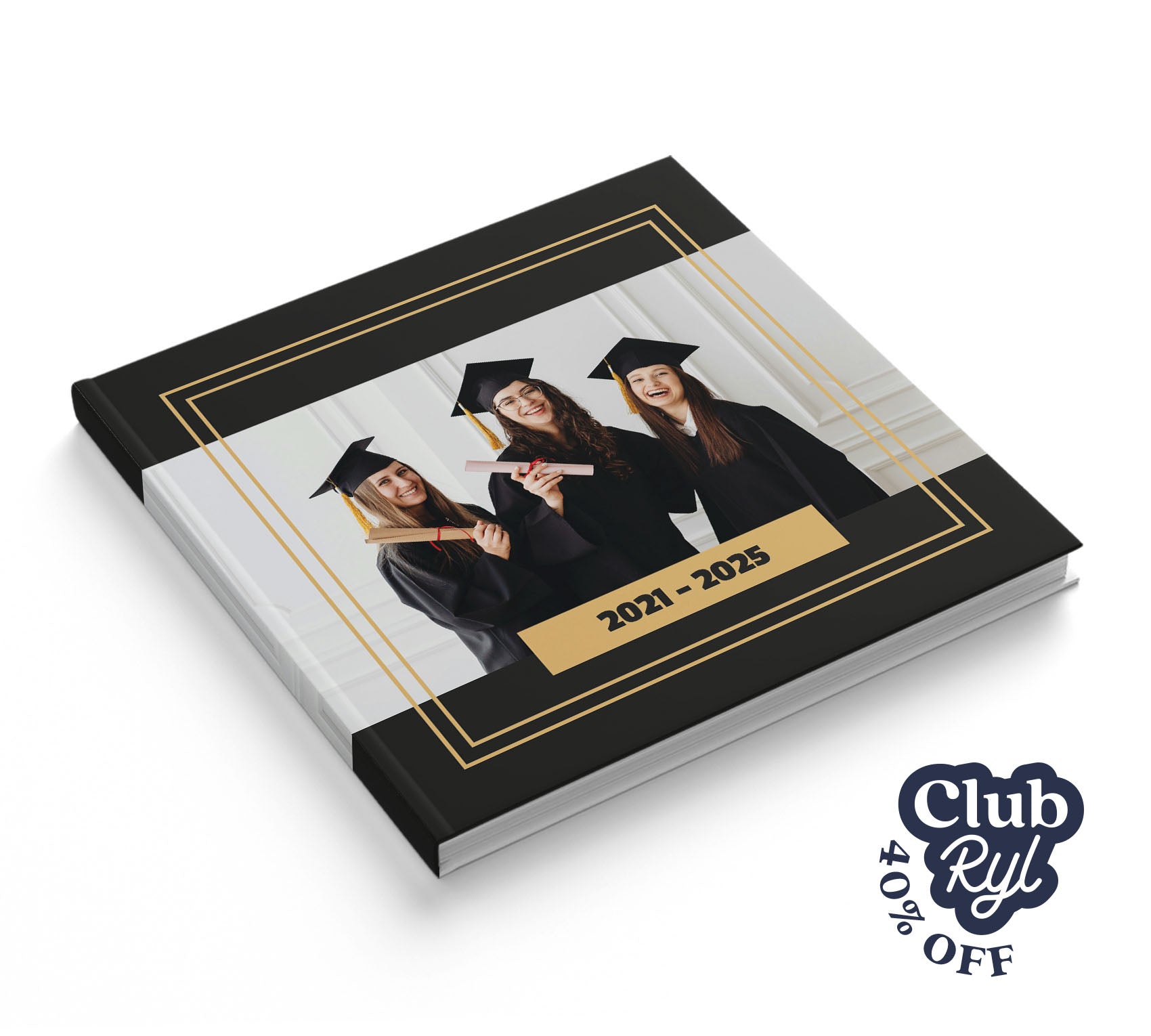 Fotolibro de graduación con 40% de descuento con Club Ryl.