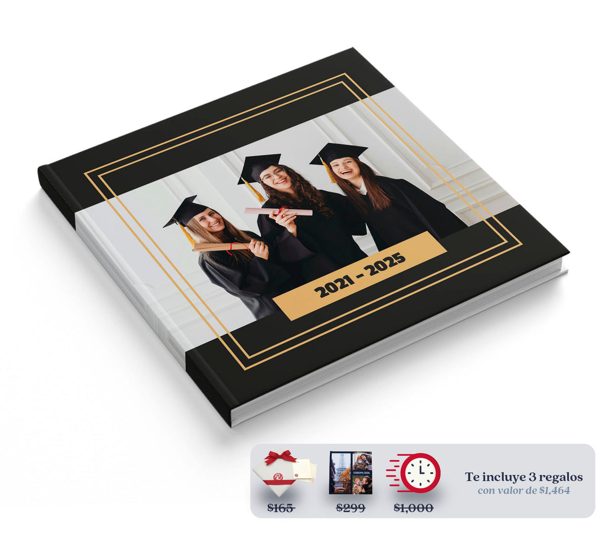 Fotolibro de graduación con 40% de descuento con Club Ryl.