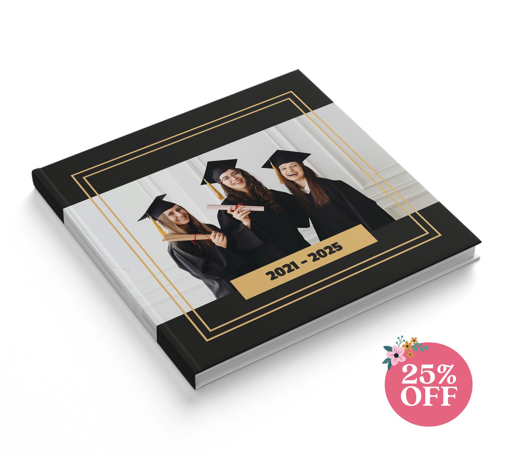 Fotolibro de graduación con 25% de descuento por el día de las madres.