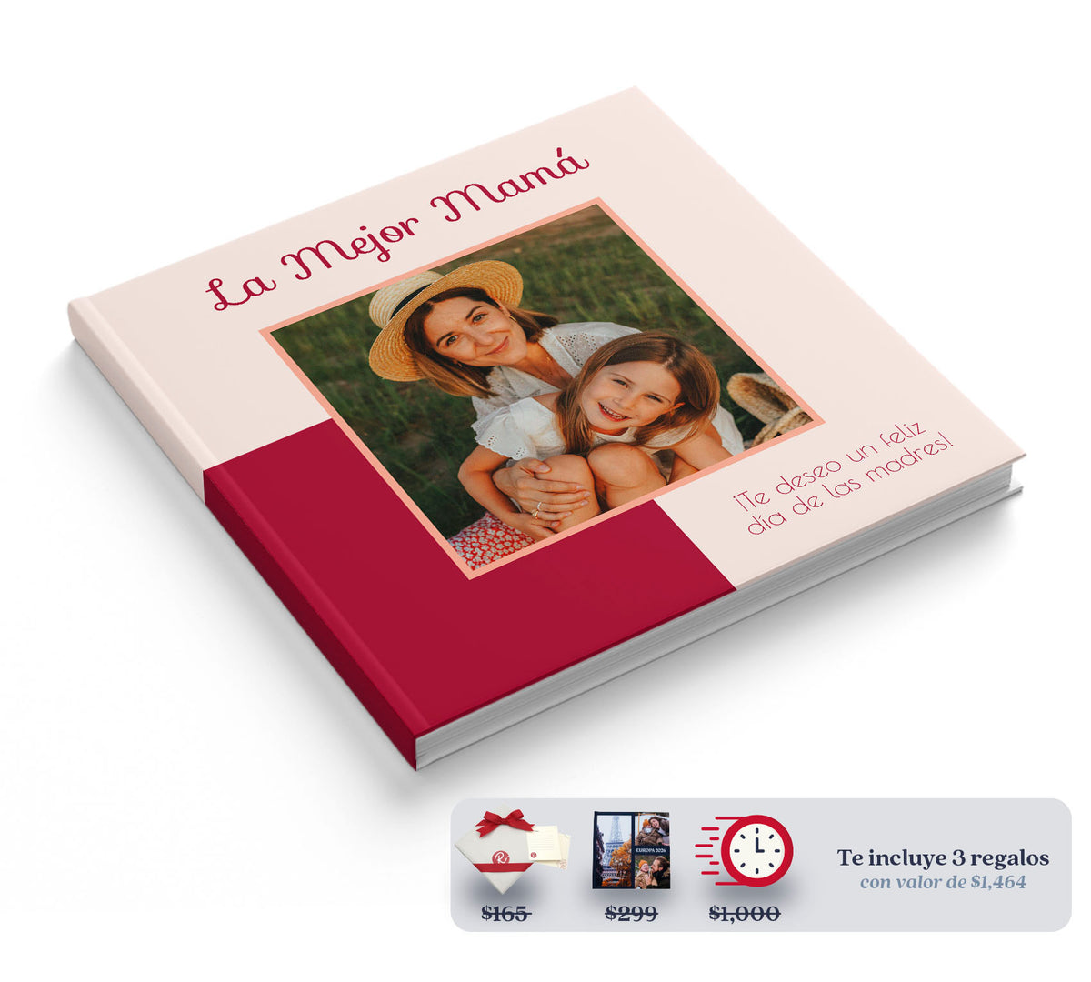 Fotolibro de mamá con 40% de descuento con Club Ryl.