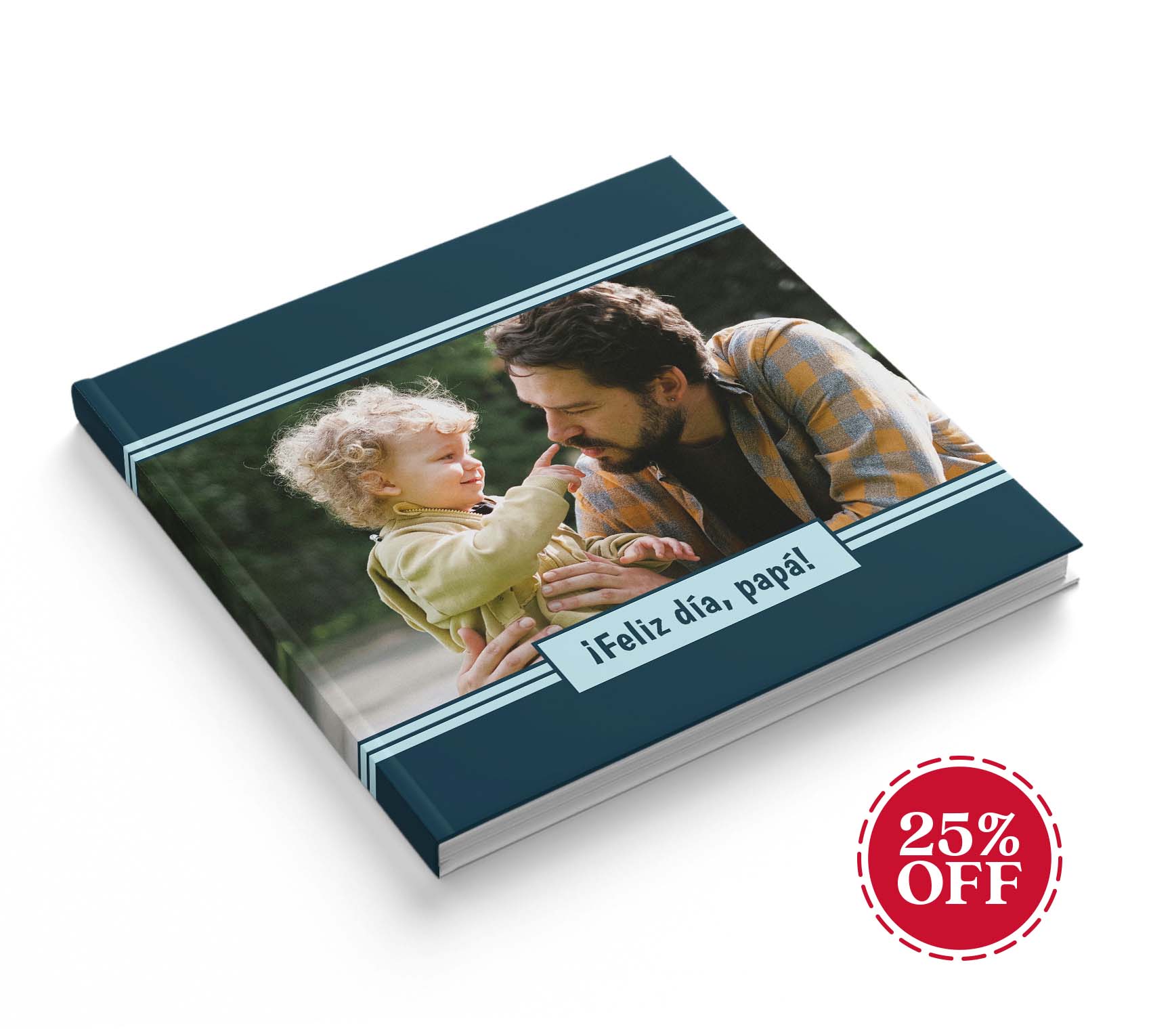 Fotolibro de papá con 25% de descuento.