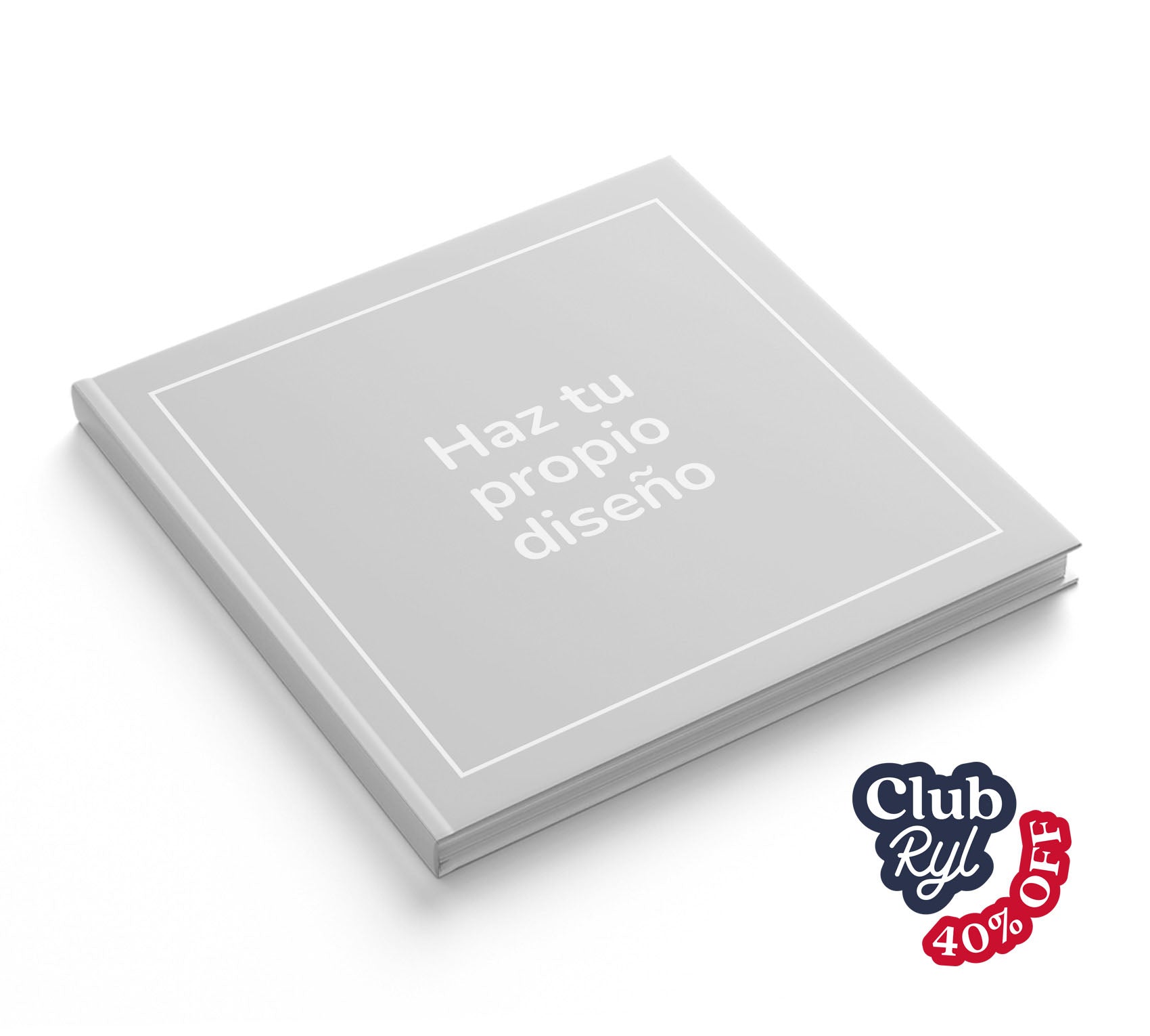 Fotolibro personalizado con 40% de descuento con Club Ryl.