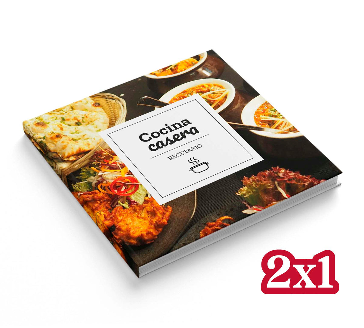 Fotolibro de recetario de cocina con 40% de descuento con Club Ryl.