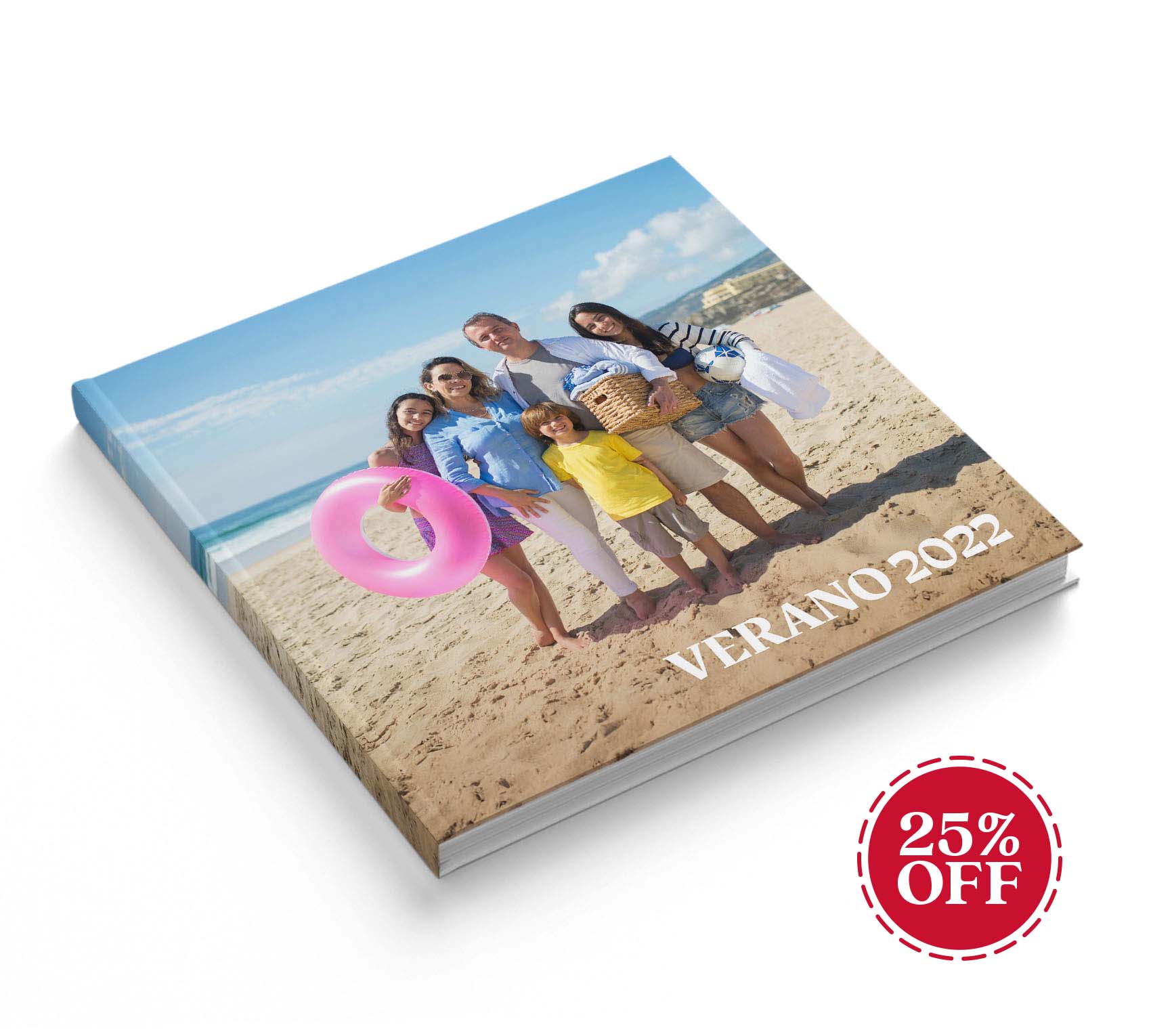 Fotolibro de viaje con 25% de descuento.