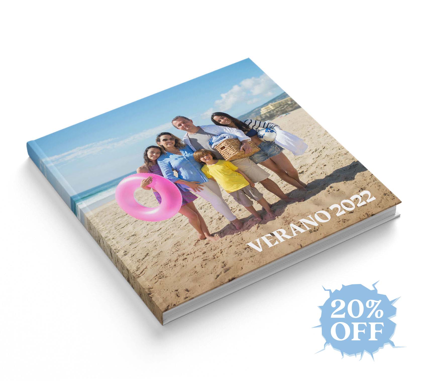 Fotolibro de viaje con 20% de descuento por el hot sale.