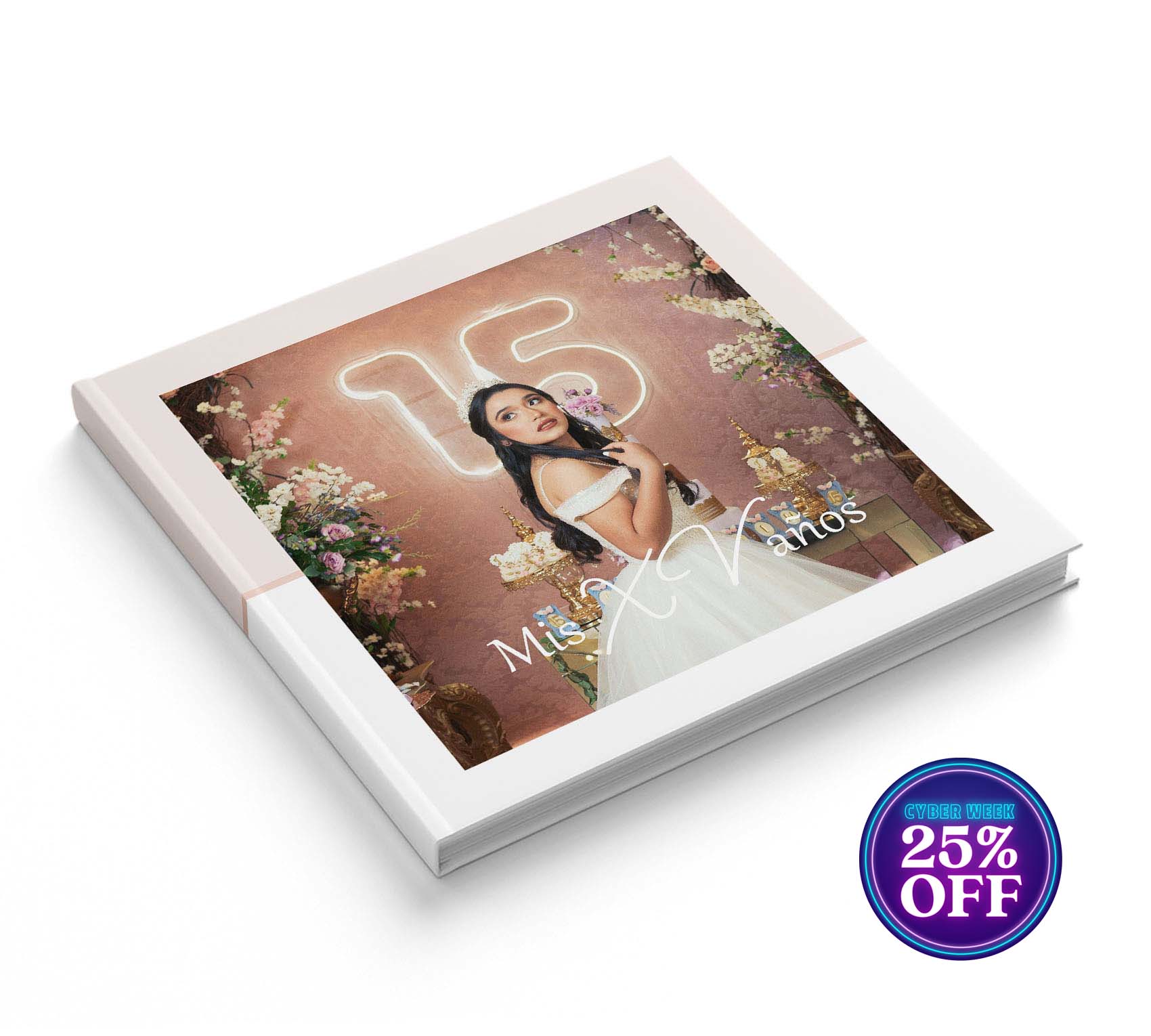 Fotolibro de XV años con 30% de descuento por el Buen Fin.