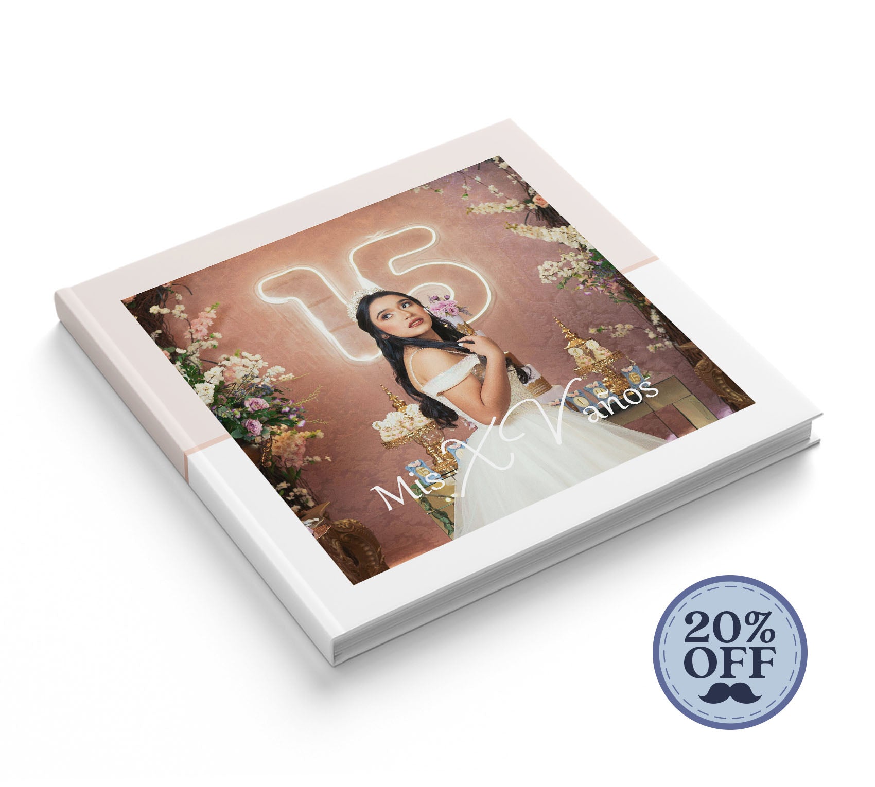 Fotolibro de XV años con 20% de descuento por el día del padre.