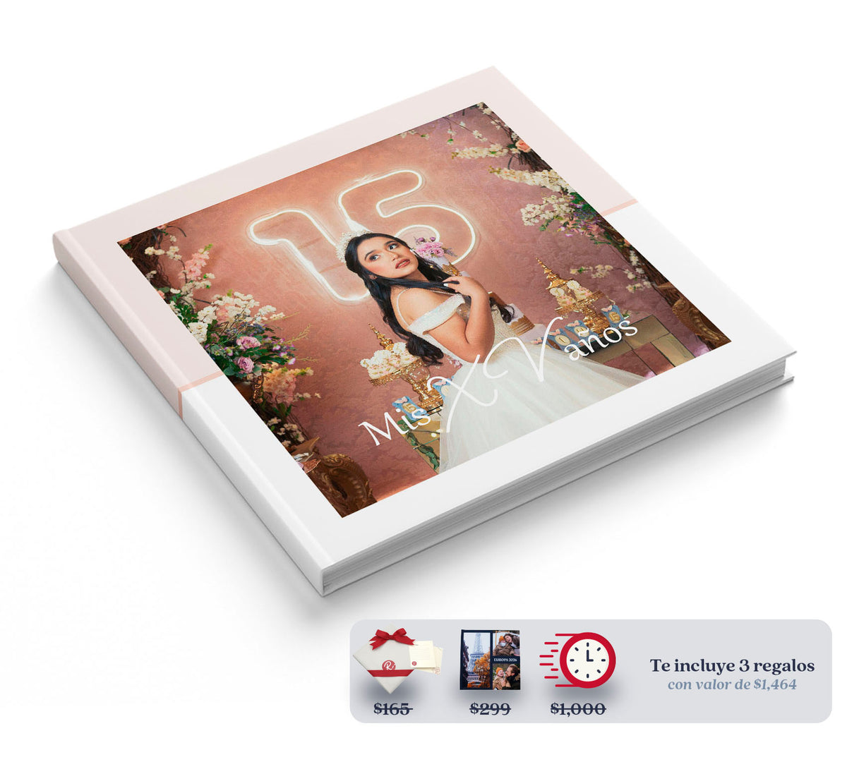 Fotolibro de XV años con 40% de descuento con Club Ryl.