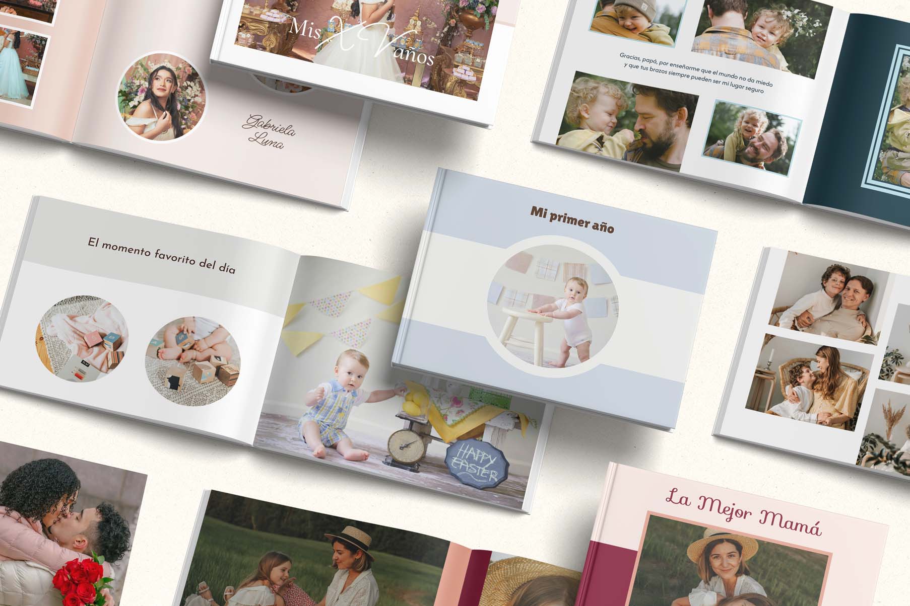 Plantillas de photobooks de Ryl Fotolibros.