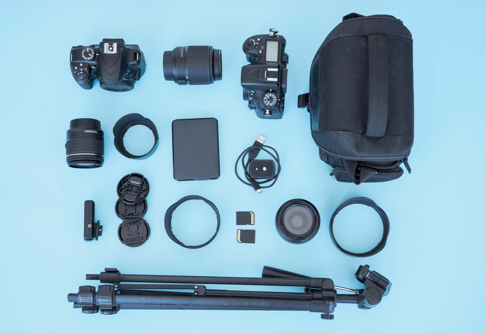 Accesorios para cámara fotográfica.