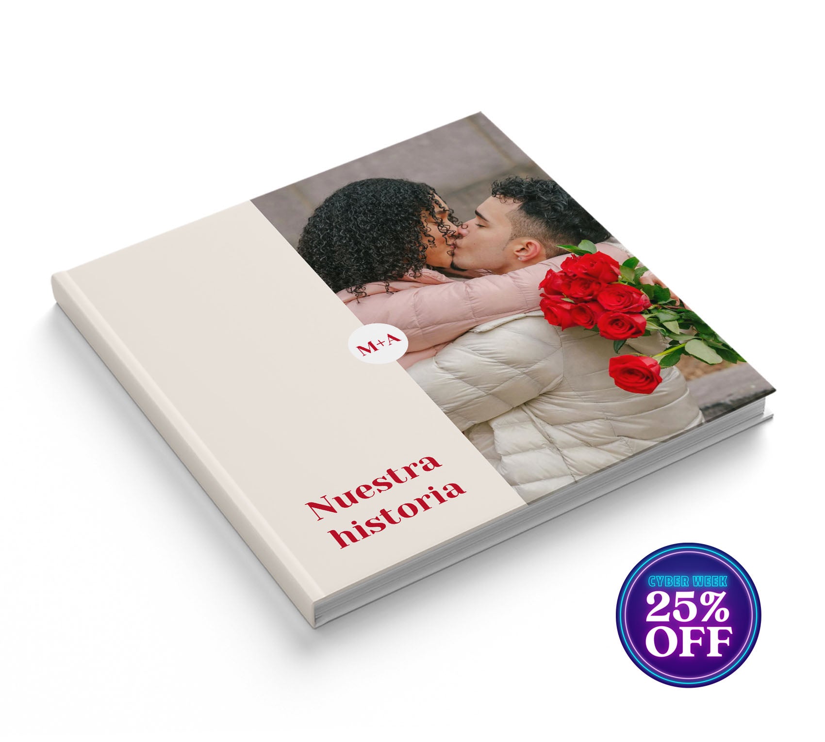 Fotolibro de pareja con 30% de descuento por el Buen Fin.