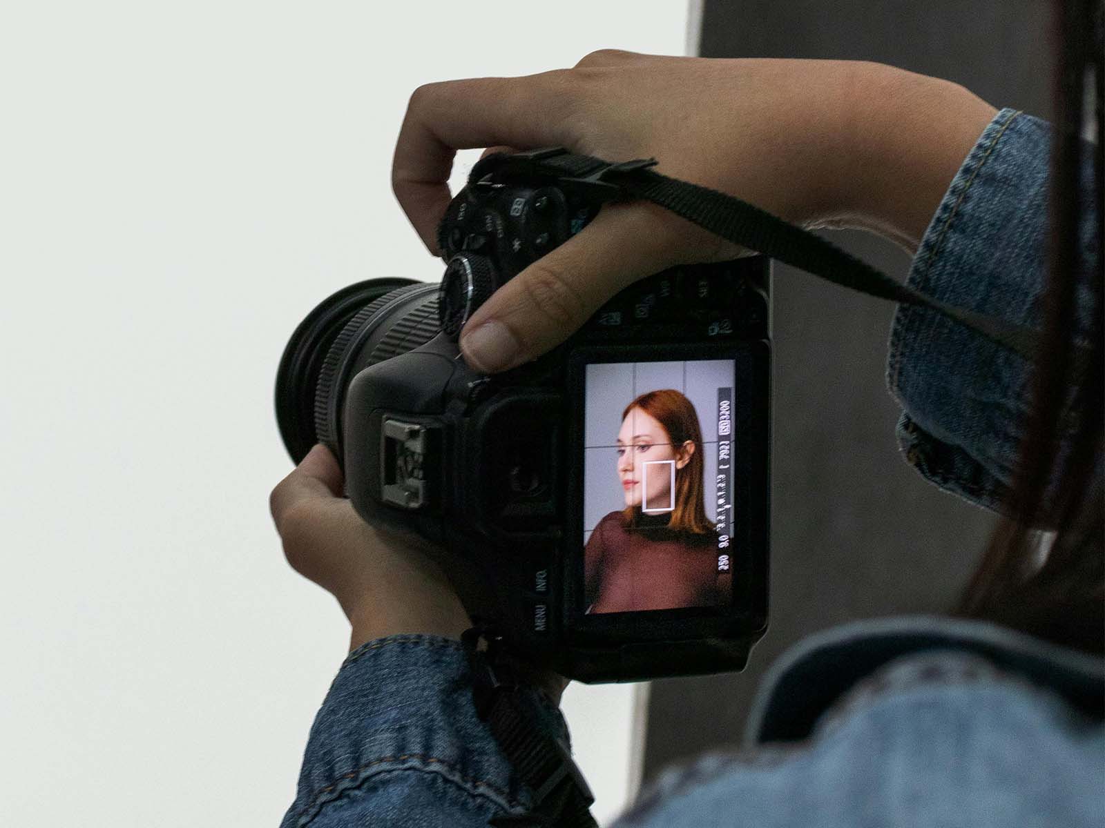 Preview de foto en una cámara fotográfica.